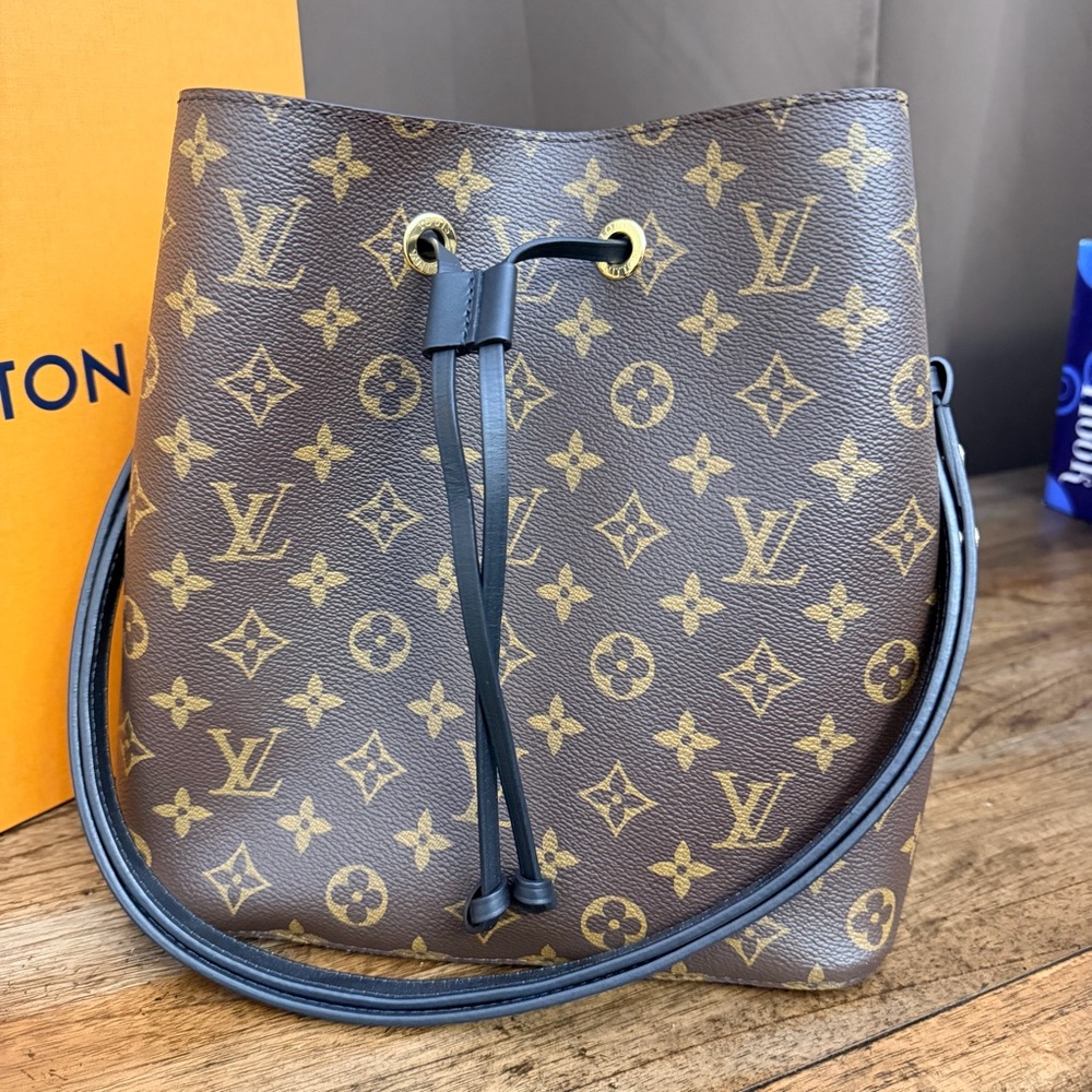 Louis Vuitton Monogram Canvas Brown NéoNoé MNG Noir Bag - Picture 5 of 7